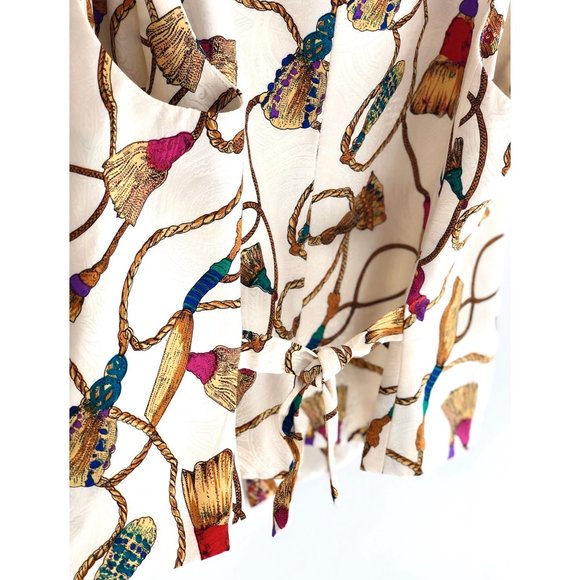 Vintage Multicolor Tassel Vest - Picture 5 of 6